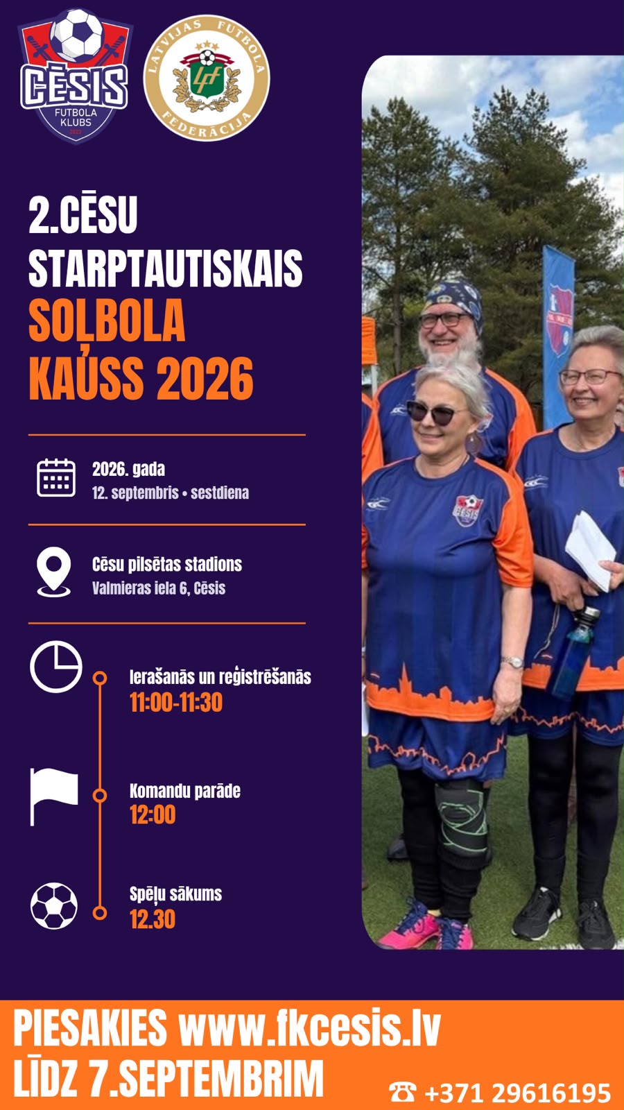 Cēsu starptautiskais Soļbola kauss 2026